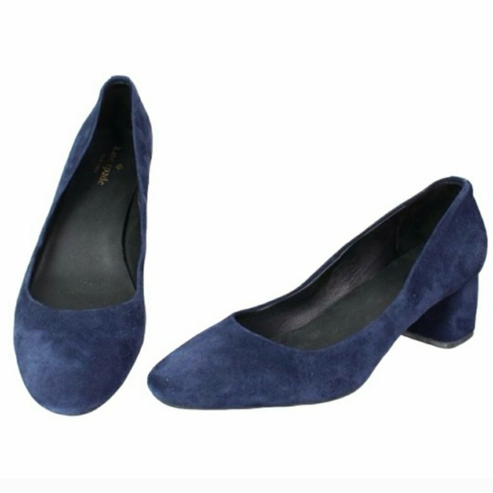Kate Spade Beverly Pump Blue Suede 9